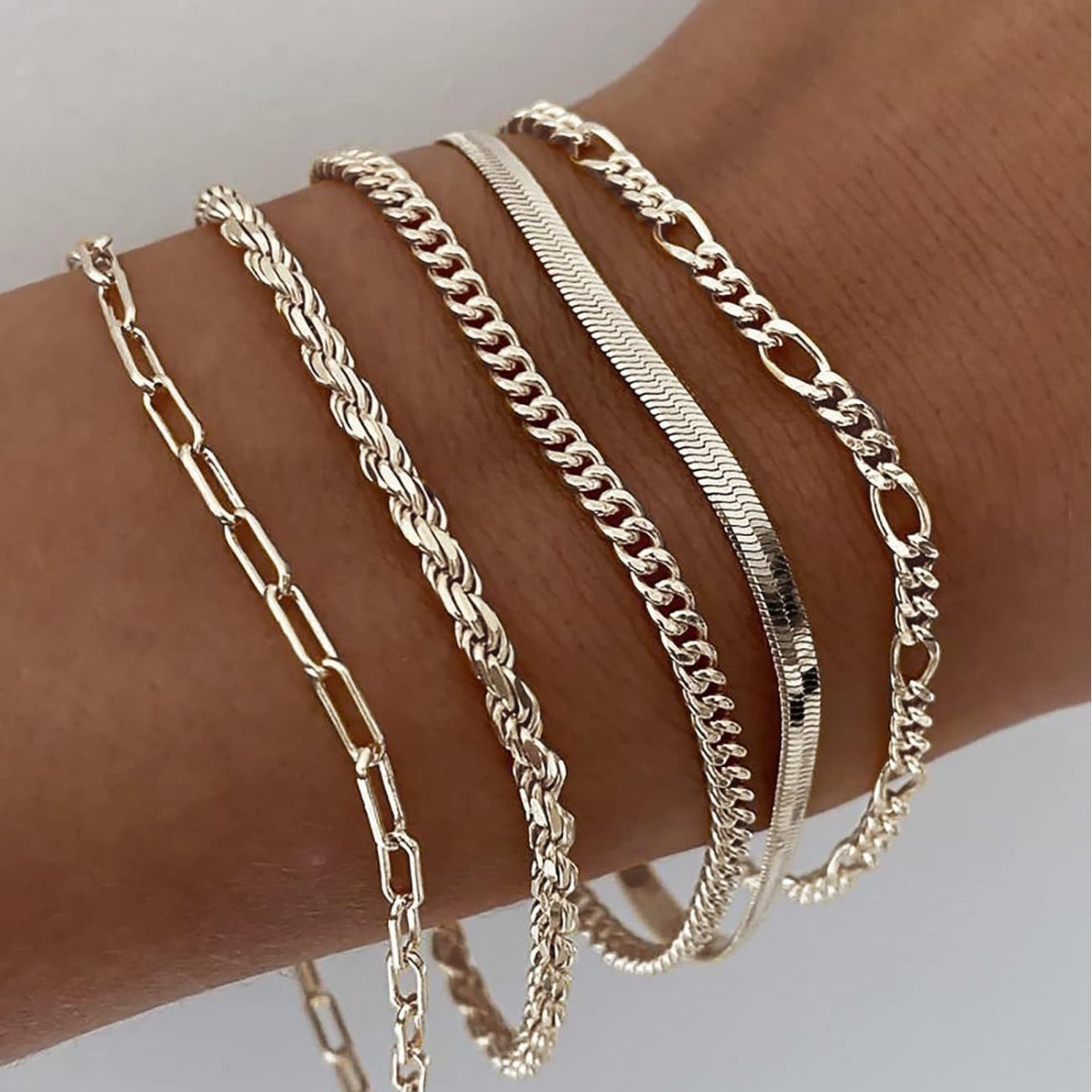 Women's Fashion Minimalist Style Bracelet Set