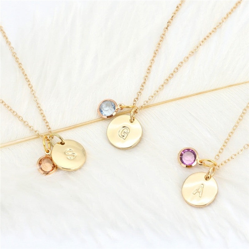 Creative Jewelry 26 English Alphabet Necklaces