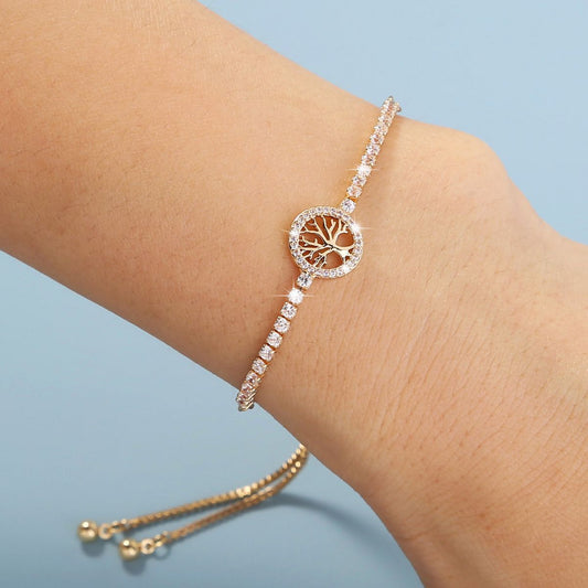 Lucky Tree Element Zircon Bracelet For Women