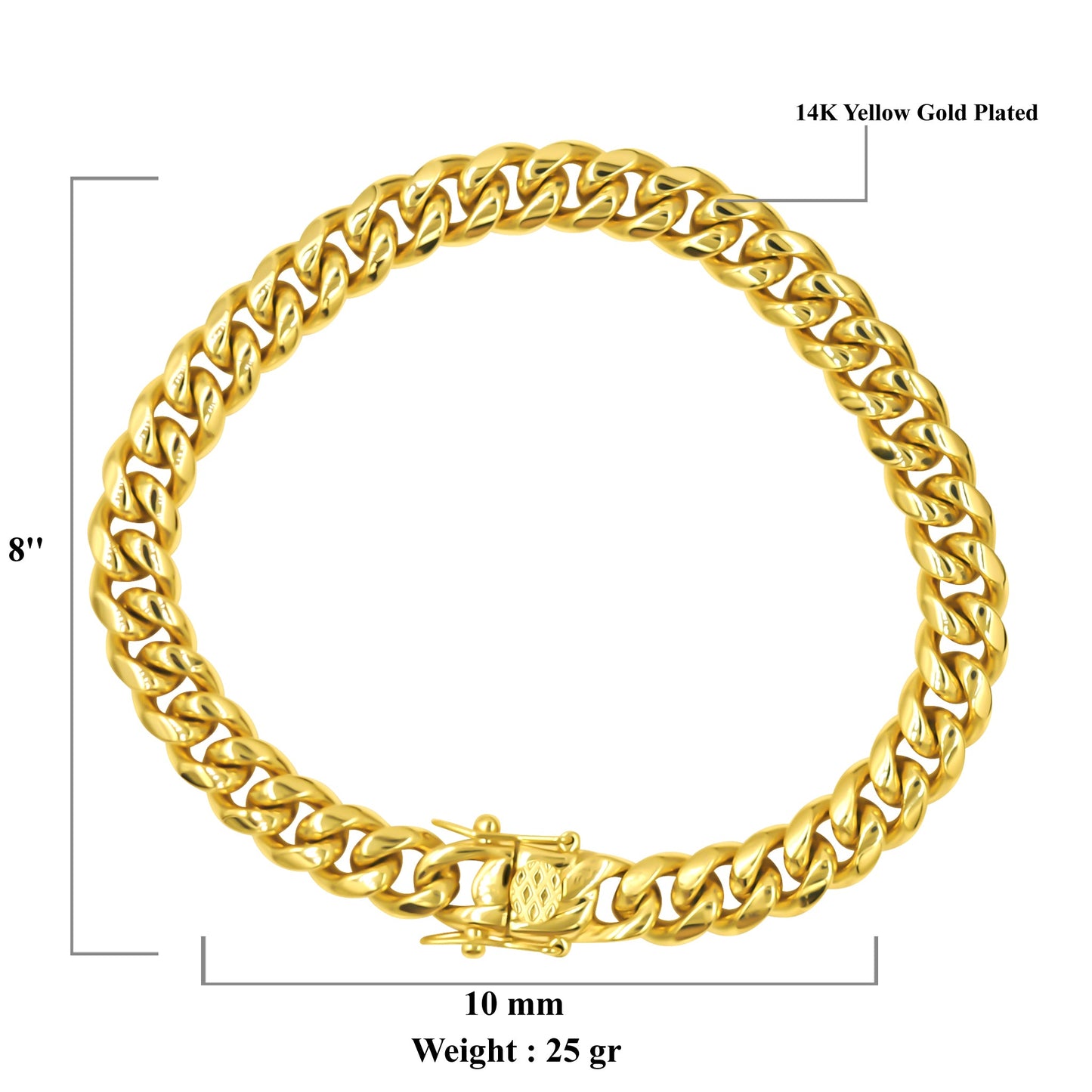 PARADISIACAL 10MM STEEL BRACELET | 9310501